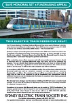 SETS Members Monorail Fundraising Flyer